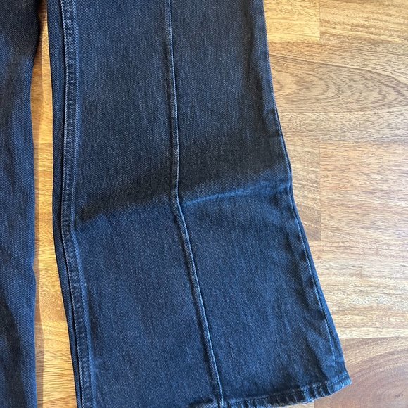 Abercrombie jeans curve love high rise vintage flare with pintuck detail - 27 4R - Picture 4 of 5